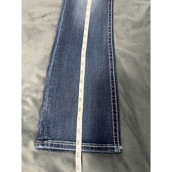 women’s express jeans sz 4R short low rise bootcut - Picture 5 of 14